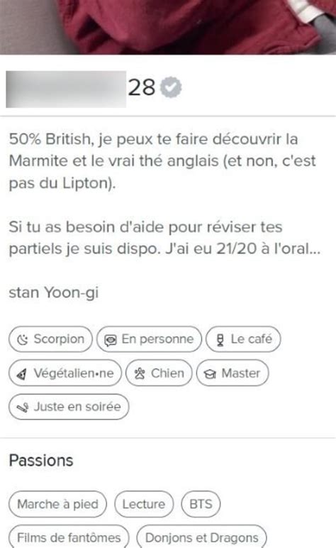 Description Tinder : 25 bio tinder pour homme et。